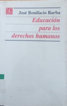 Portada de Educación para los derechos humanos