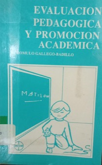 Portada de Evaluación pedagógica y promoción