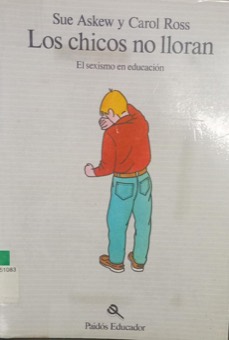 Portada de Los chicos no lloran: el sexismo