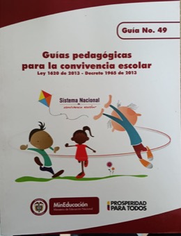 Portada de Guías pedagógicas para Convivencia Escolar - Guía No. 49