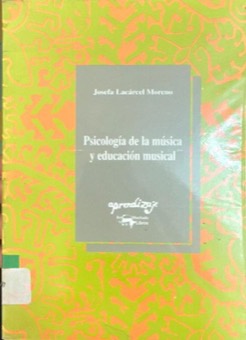 Portada de Psicología de la música y educación musical