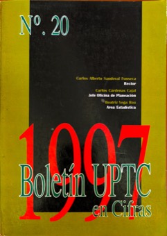 Portada de Boletín UPTC No. 20